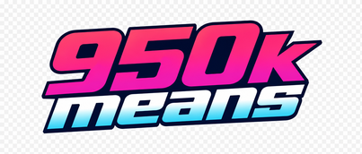 950k means logo